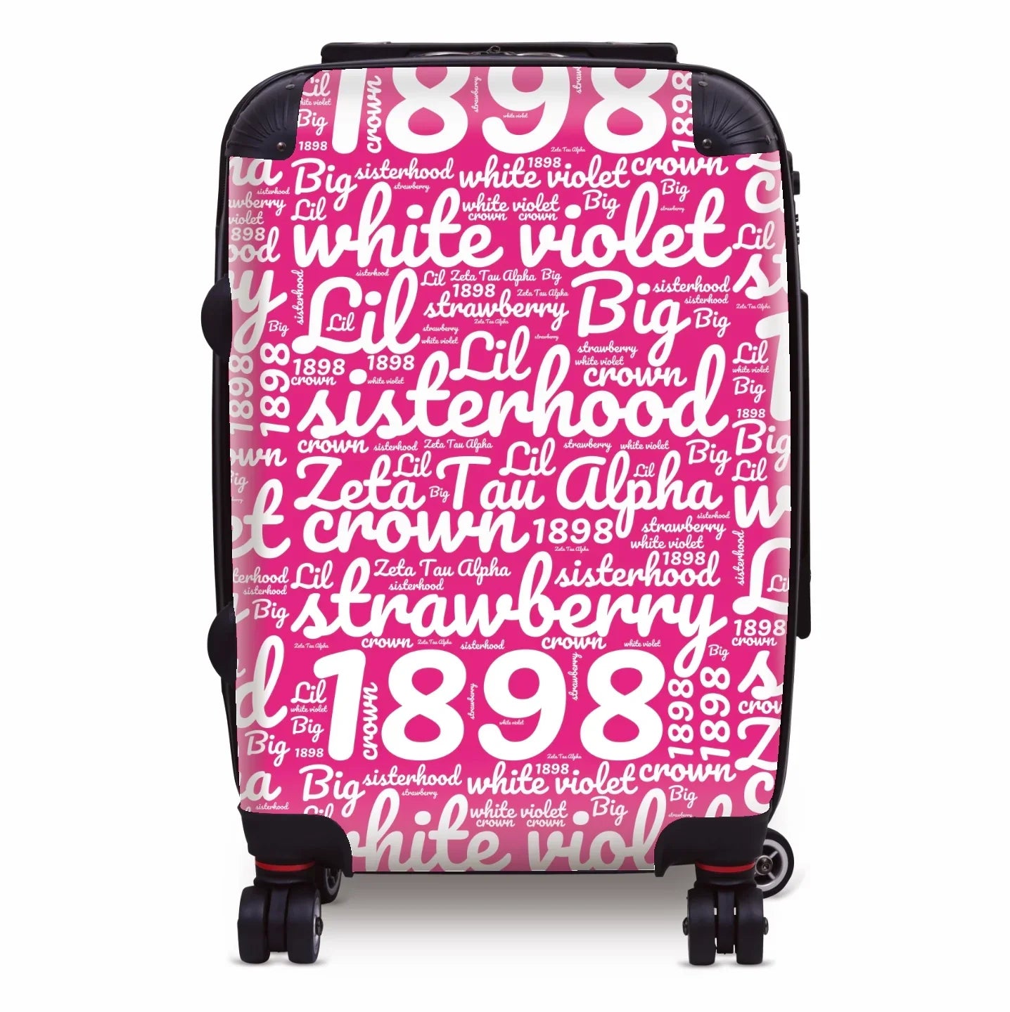 Zeta Tau Alpha Carry-on Luggage - Expression Art Suitcases