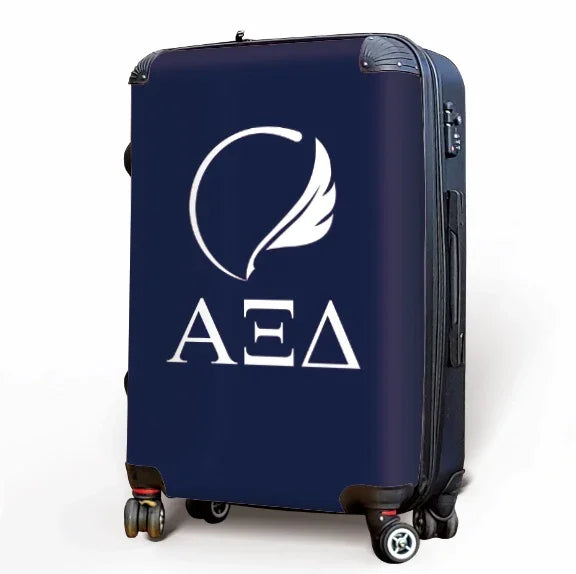 Alpha Xi Delta Carry-on Suitcase - Greek Letters & Quill