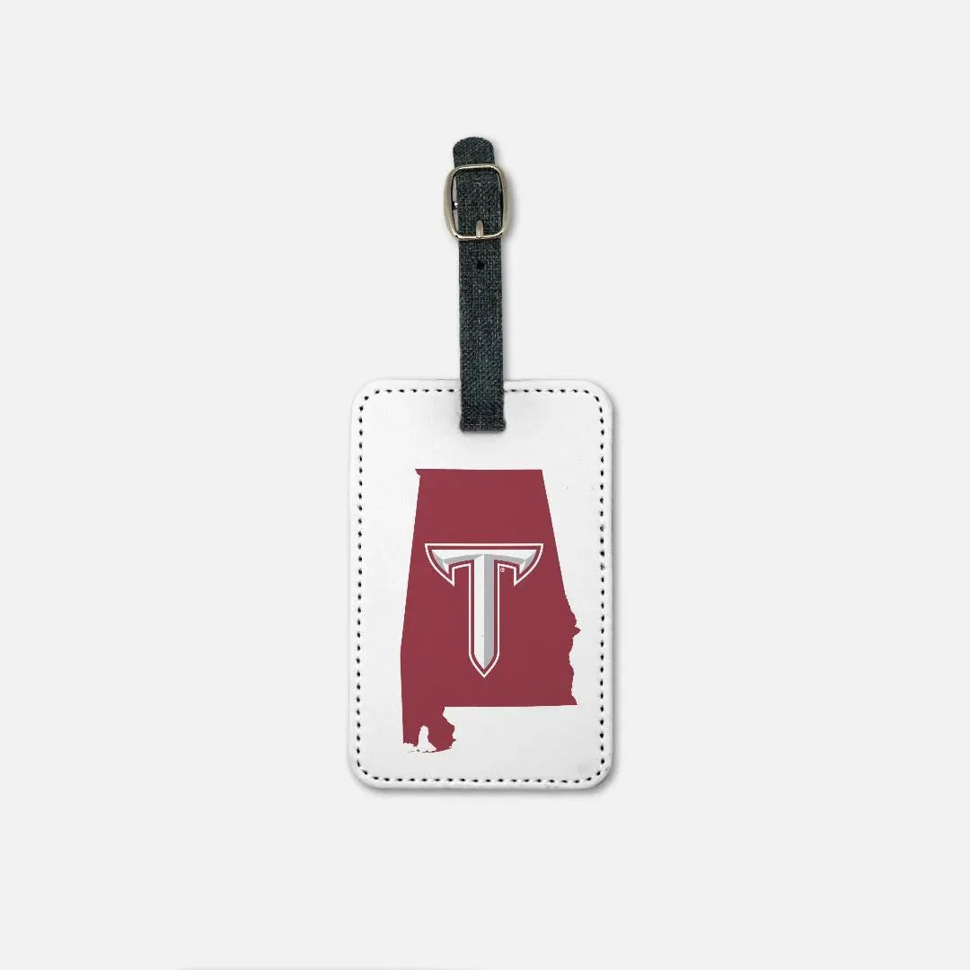 Troy (Set of 2) Luggage Tag - Cardinal Alabama T Luggage Tags