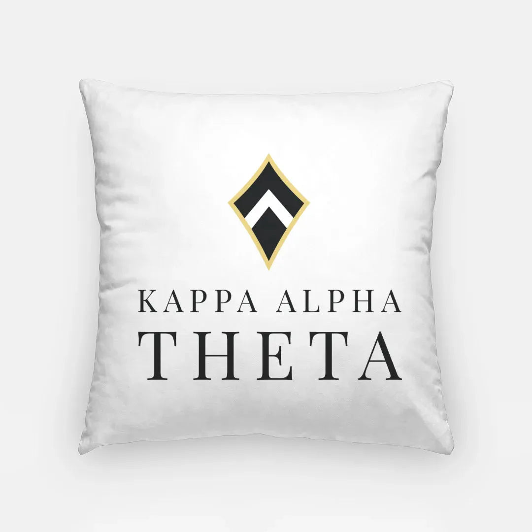 Kappa Alpha Theta 18" Traditional Throw Pillow Cover Pillow Covers