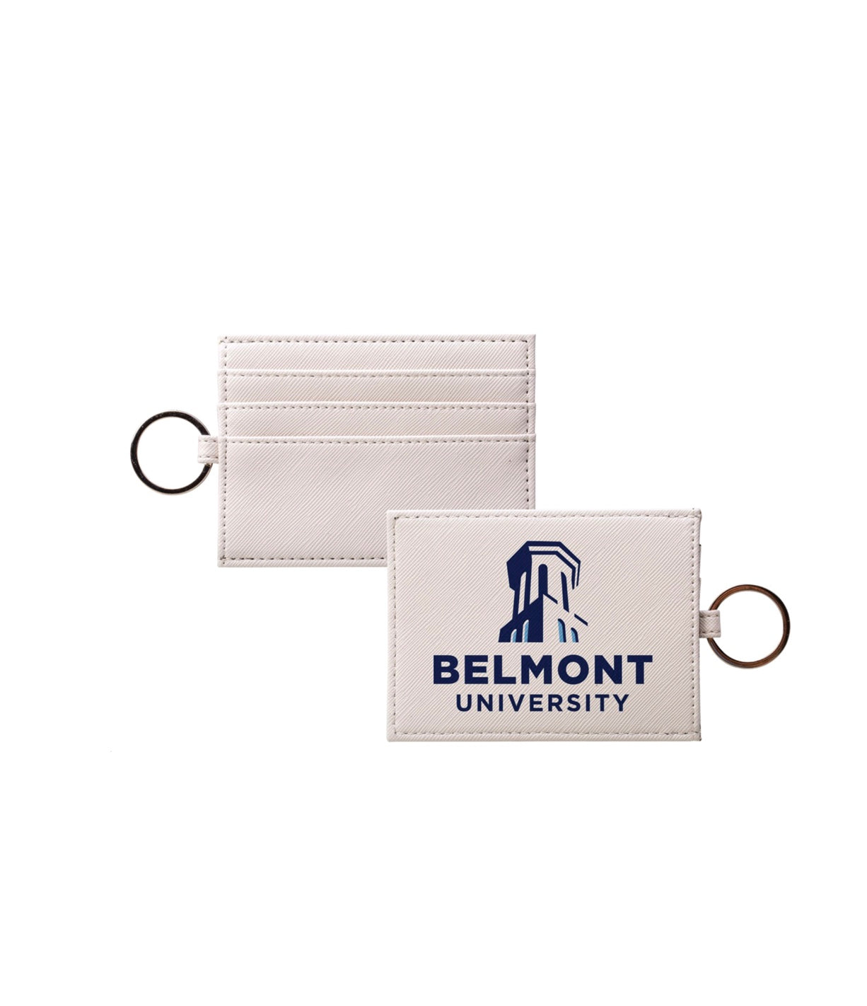 Belmont University Traditional Vegan Saffiano Leather Card Holder