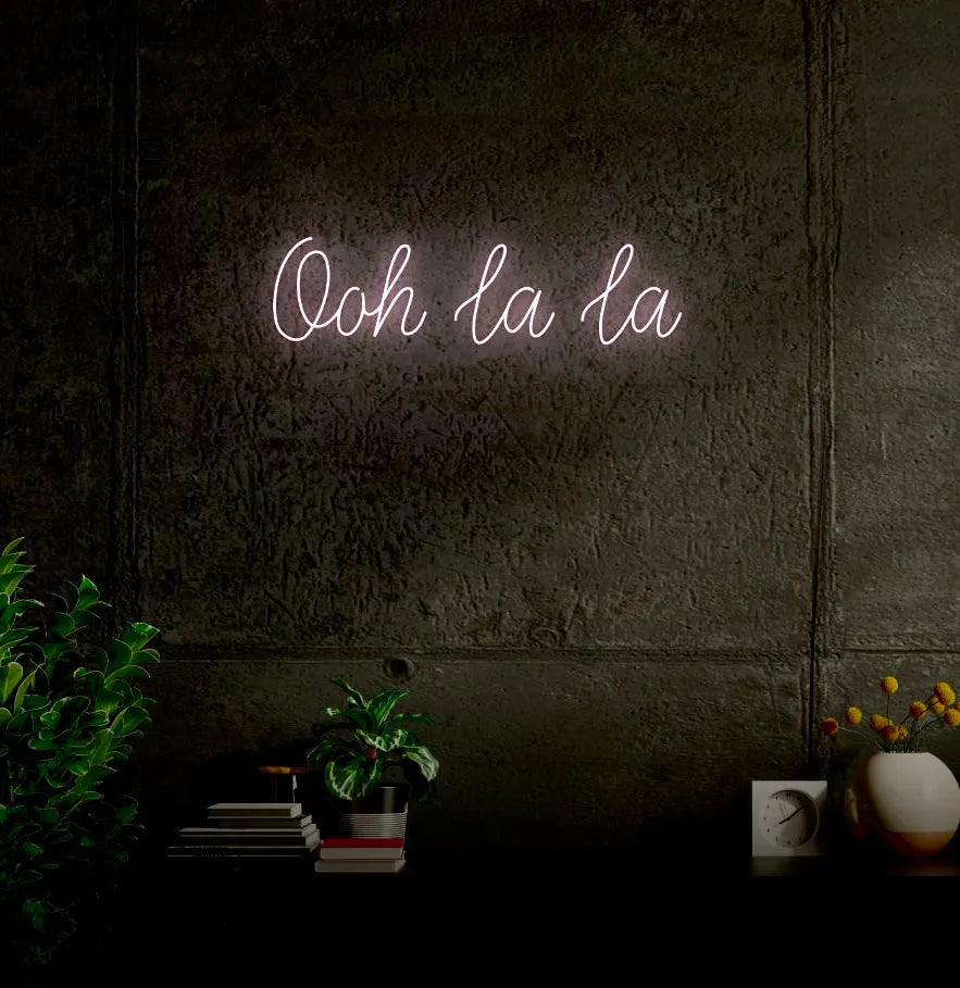 Ooh La La LED Neon Sign w/ Dimmer Neon Signs