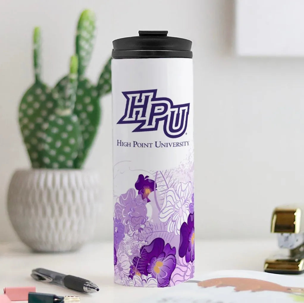 High Point University Thermal Tumbler - Violet Frame 16 oz. | Gifts | Festive Fit Home