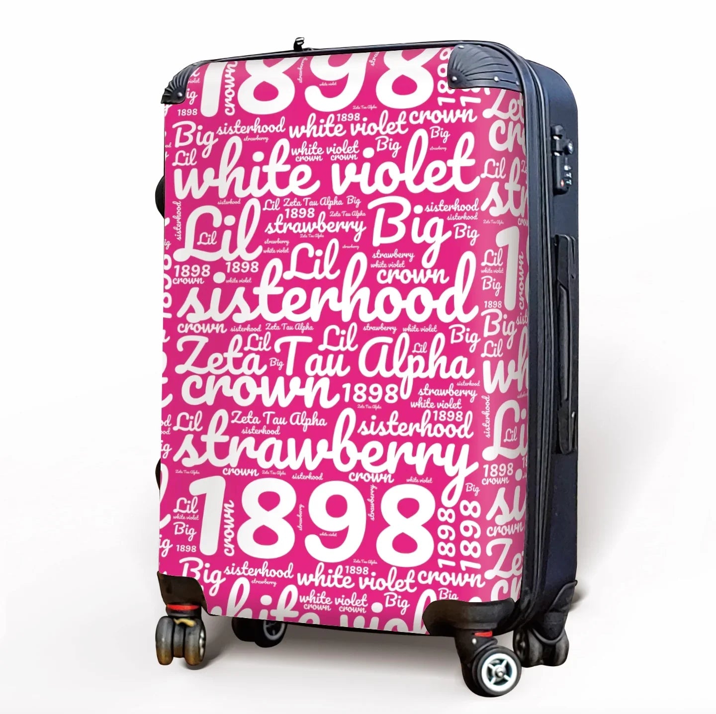 Zeta Tau Alpha Carry-on Luggage - Expression Art Suitcases