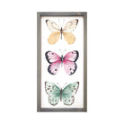 Butterflies Framed Wood Sign 12x24 | Custom Dorm Decor | Wall Art