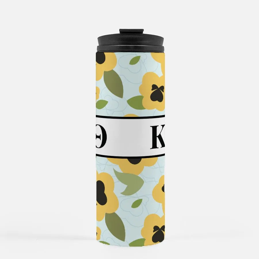 Theta Thermal Tumbler - General Pattern 16 oz. | Official Merchandise | Custom Gifts | Festive Fit Home