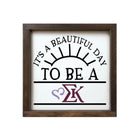 Sigma Kappa 12x12 Wood Framed Sign - Beautiful Day | Sig Kap Gifts
