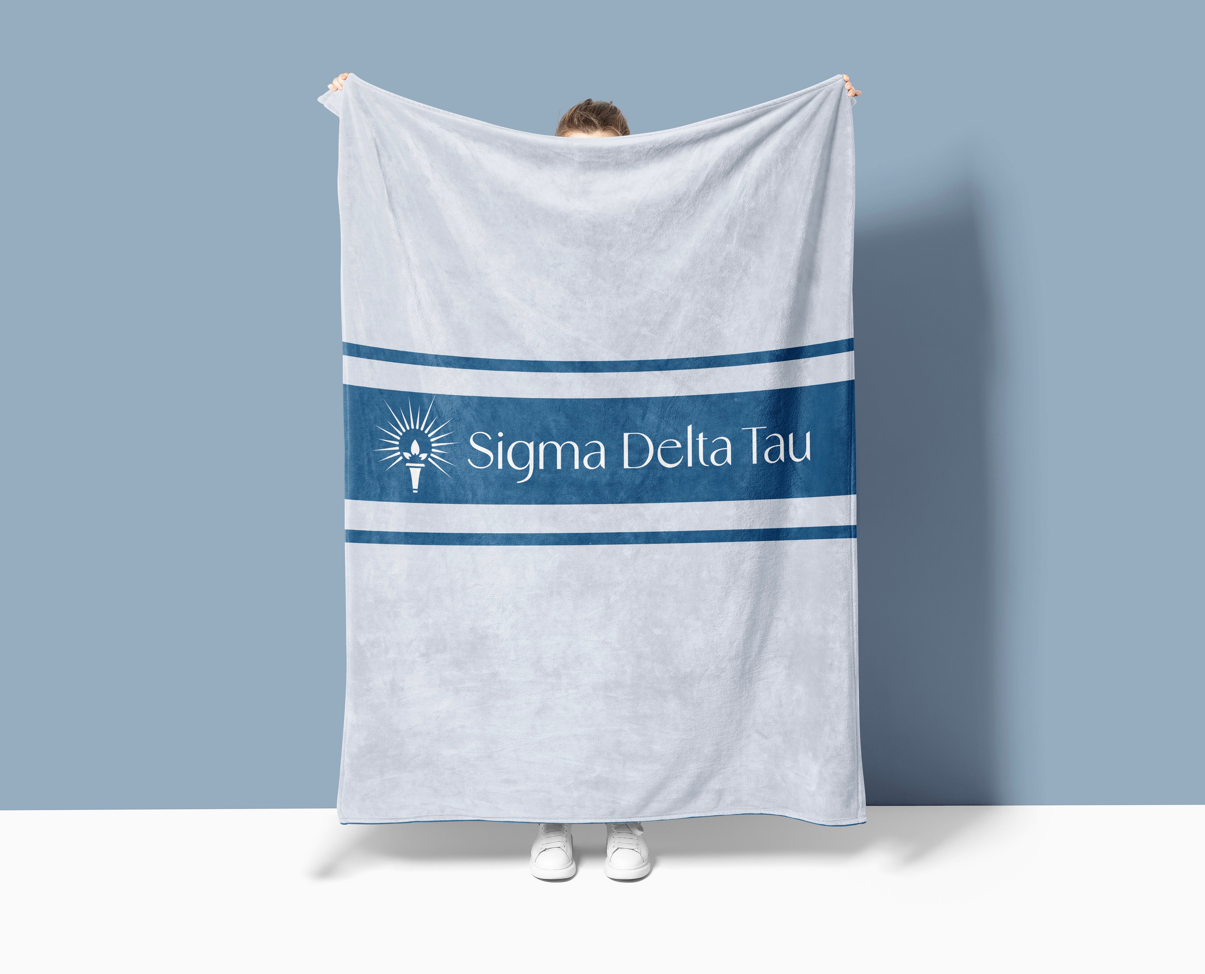 Sigma Delta Tau XL 60x80 Sherpa Throw Blanket - Traditional