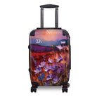 Sigma Kappa 20" Carry-on Suitcase Luggage Bold Purple Violets  Sig Kap