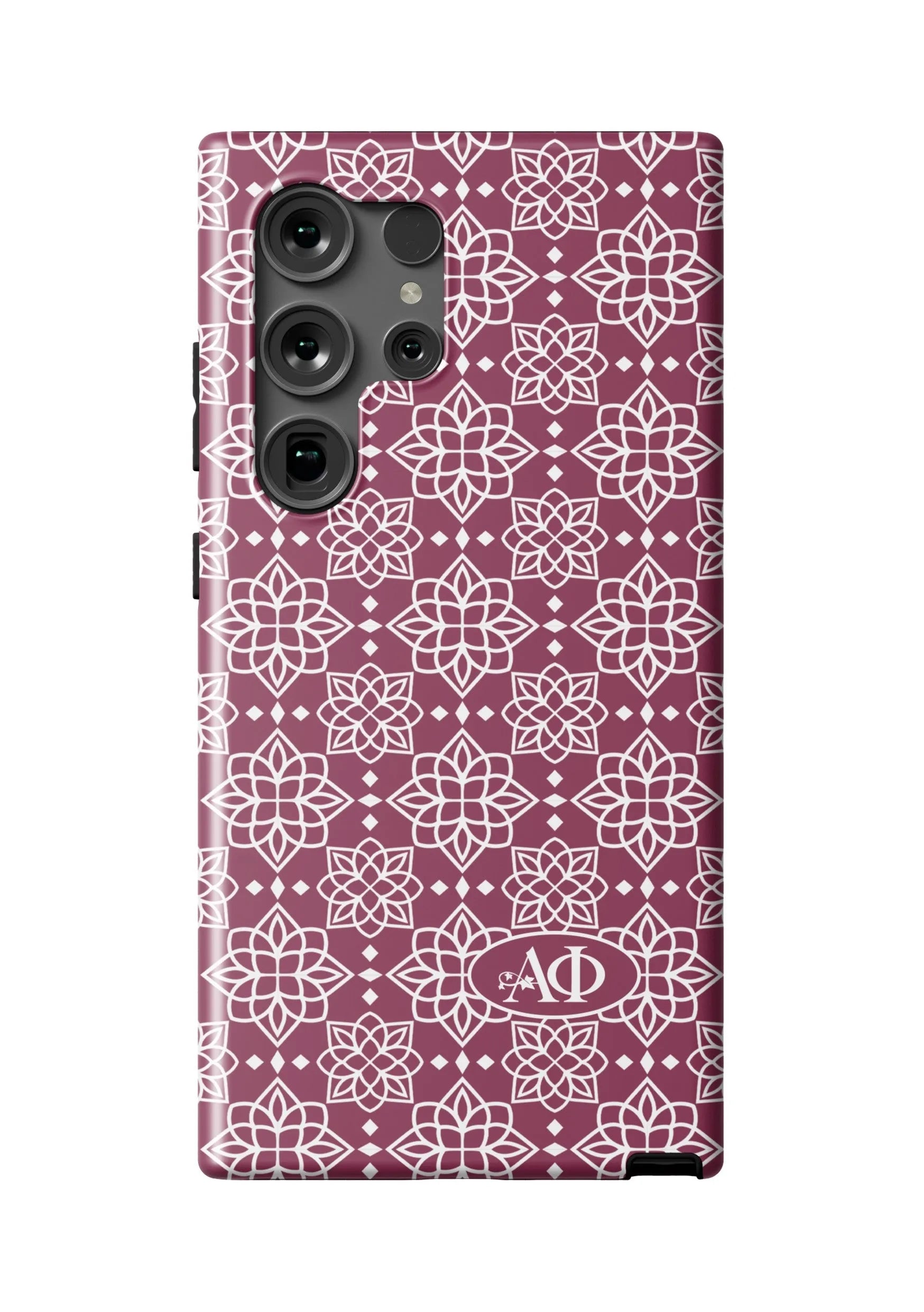 Alpha Phi Samsung Galaxy 24 23 Mobile Phone Case Ornate | APhi Merch