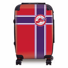 Red Hat Society 20" Carry-on Suitcase Luggage - Stripes Suitcases