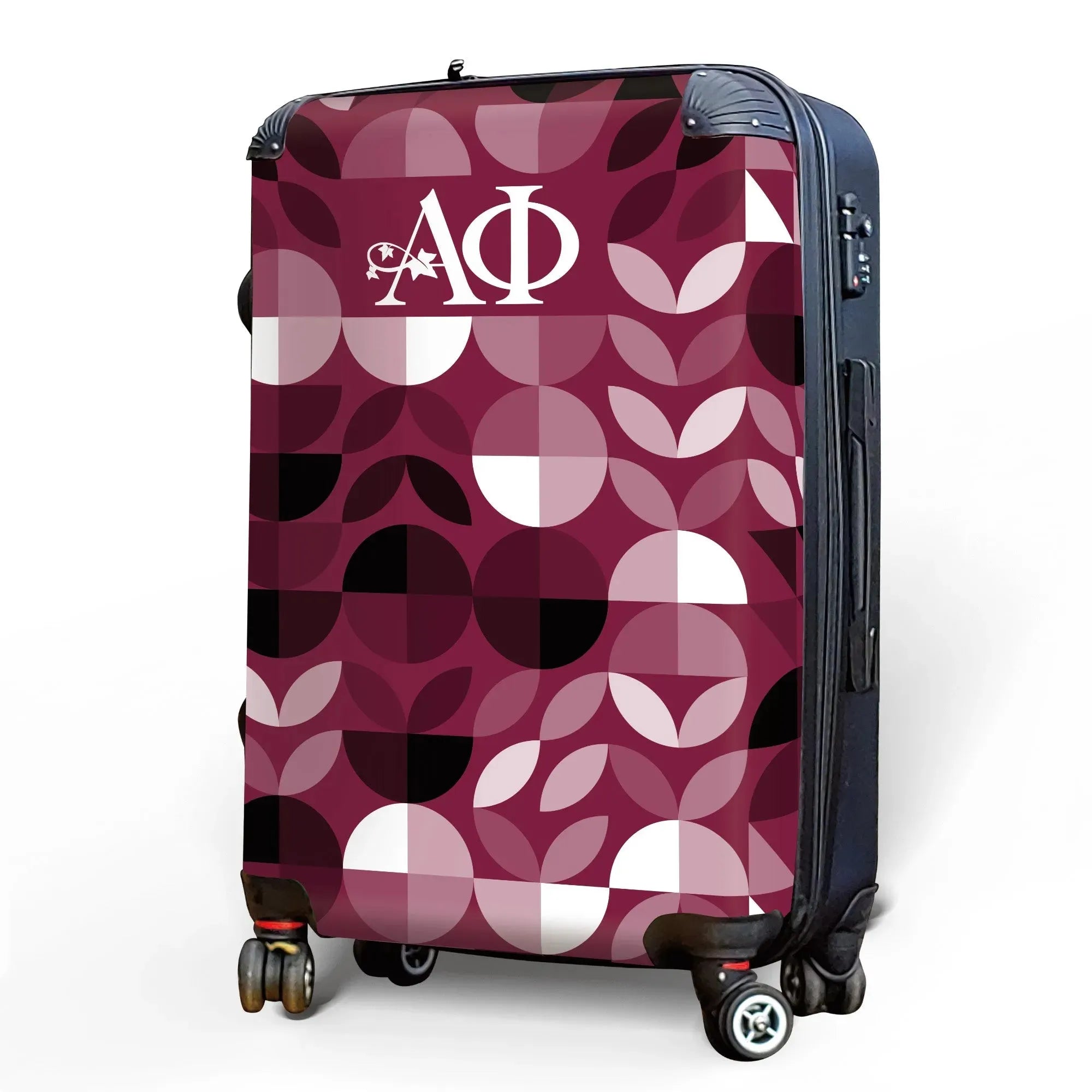 Alpha Phi Carry-on Suitcase - Geo Petals Suitcases