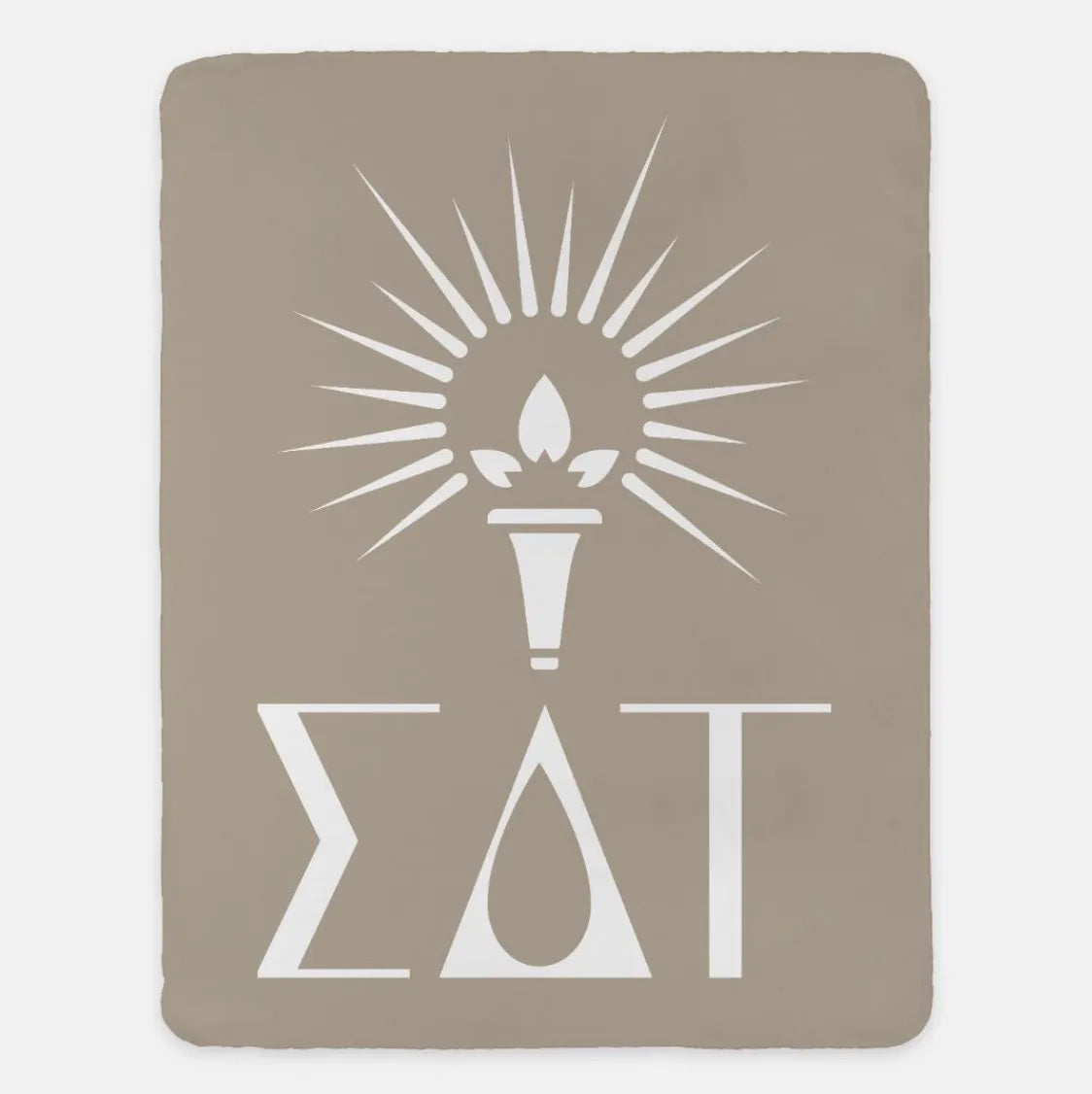 Sigma Delta Tau Blanket 60"x80" | Sig Delt Dorm Decor | Custom Gifts