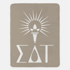 Sigma Delta Tau Blanket 60"x80" | Sig Delt Dorm Decor | Custom Gifts