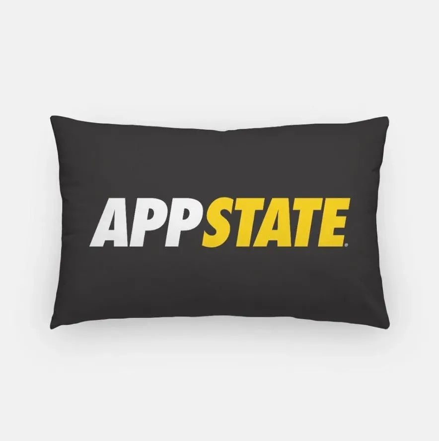APP STATE Lumbar Pillow Cover Black Pillow Covers