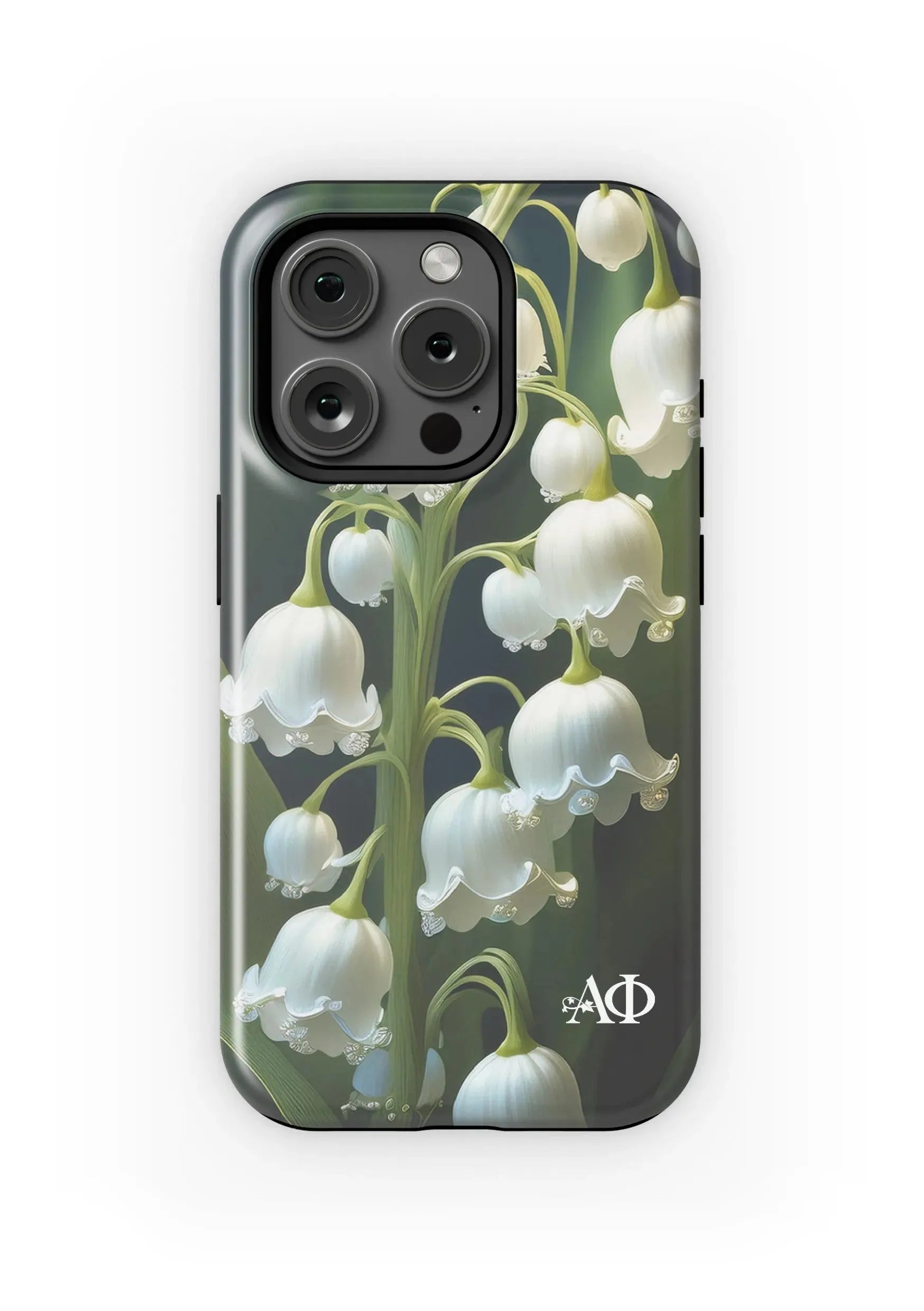 Alpha Phi iPhone 16, 15, 14 Mobile Phone Case - Lily of the Valley Matte Mobile Phone Cases