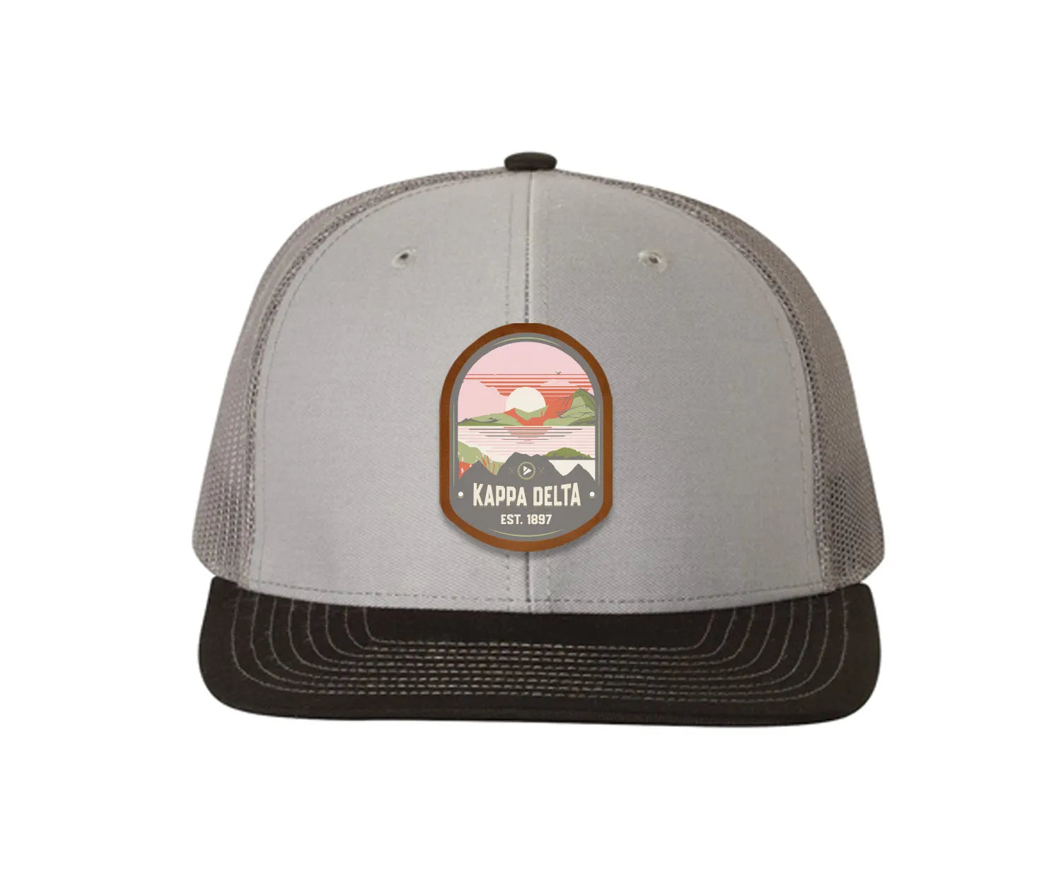 Kappa Delta Richardson 112 UV Print Leatherette Patch Trucker Hat - Ventura Trucker Hat