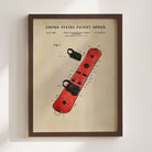 Burton Snowboard US Patent Art Print | Wall Art For Guys Dorm | Decor