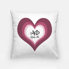 Alpha Throw Pillow Cover - Layered Heart 18" | Gifts and Decor | Festive Fit Home