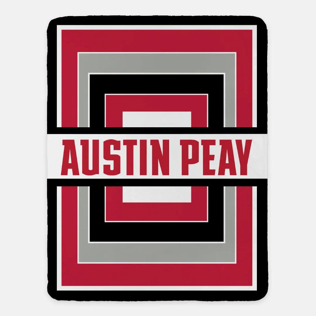 Austin Peay Blanket - Geometric 60"x80" | Official Merchandise | Decor