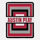 Austin Peay Blanket - Geometric 60"x80" | Official Merchandise | Decor