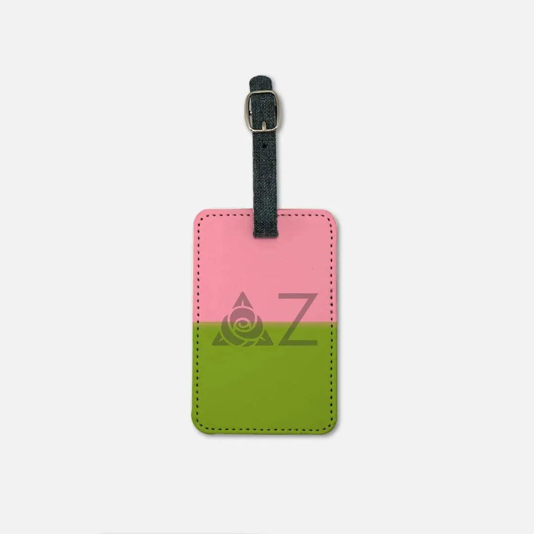 Delta Zeta Luggage Tag (Set of 2) Color Split Luggage Tags