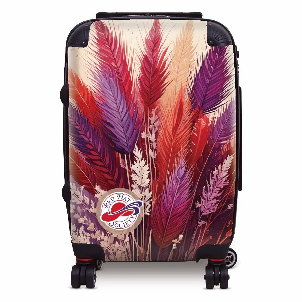 Red Hat Society Carry-on Luggage - Boho Suitcases