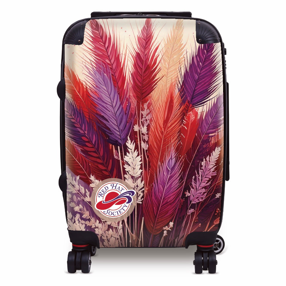 Red Hat Society 20" Carry-on Suitcase Luggage - Boho Suitcases