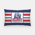 Belmont University Striped Lumbar Pillow Cover | Gifts & Dorm Decor