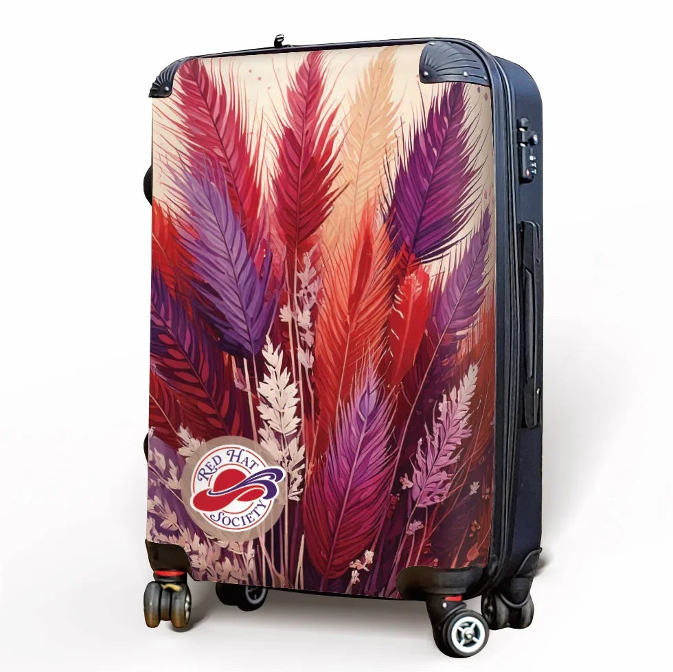 Red Hat Society Carry-on Luggage - Boho Suitcases
