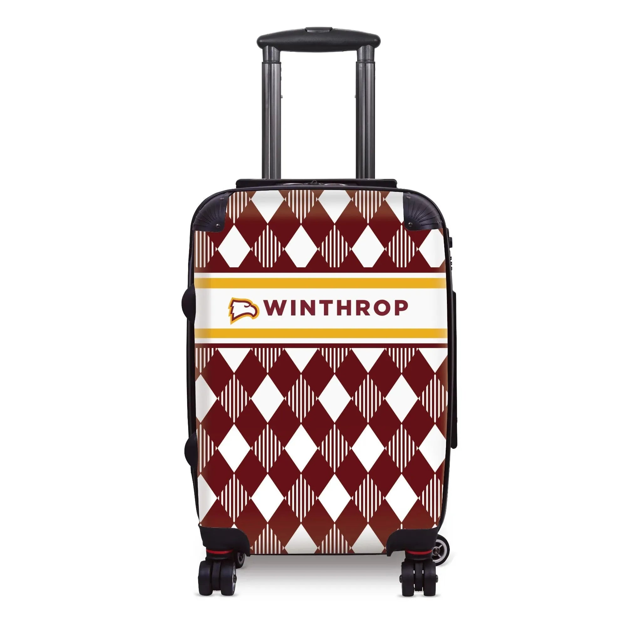 Winthrop University Carry-on Suitcase - Argyle Suitcases