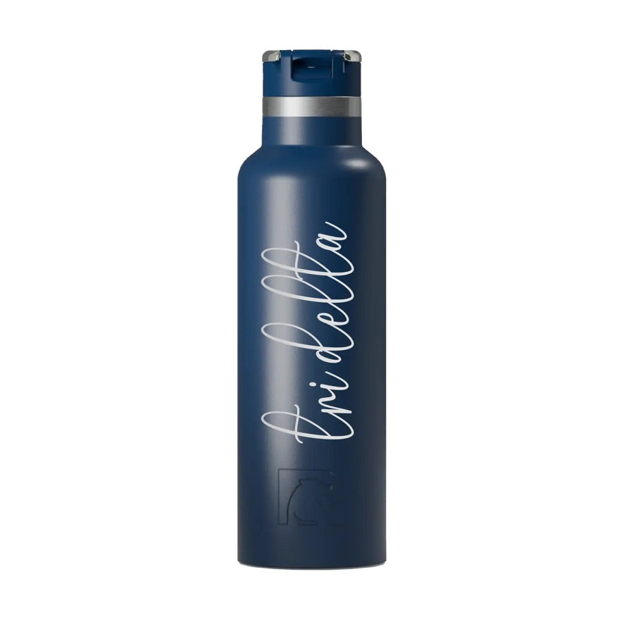 Tri Delta RTIC 20 oz Journey Ceramic Lined Water Bottle - Script