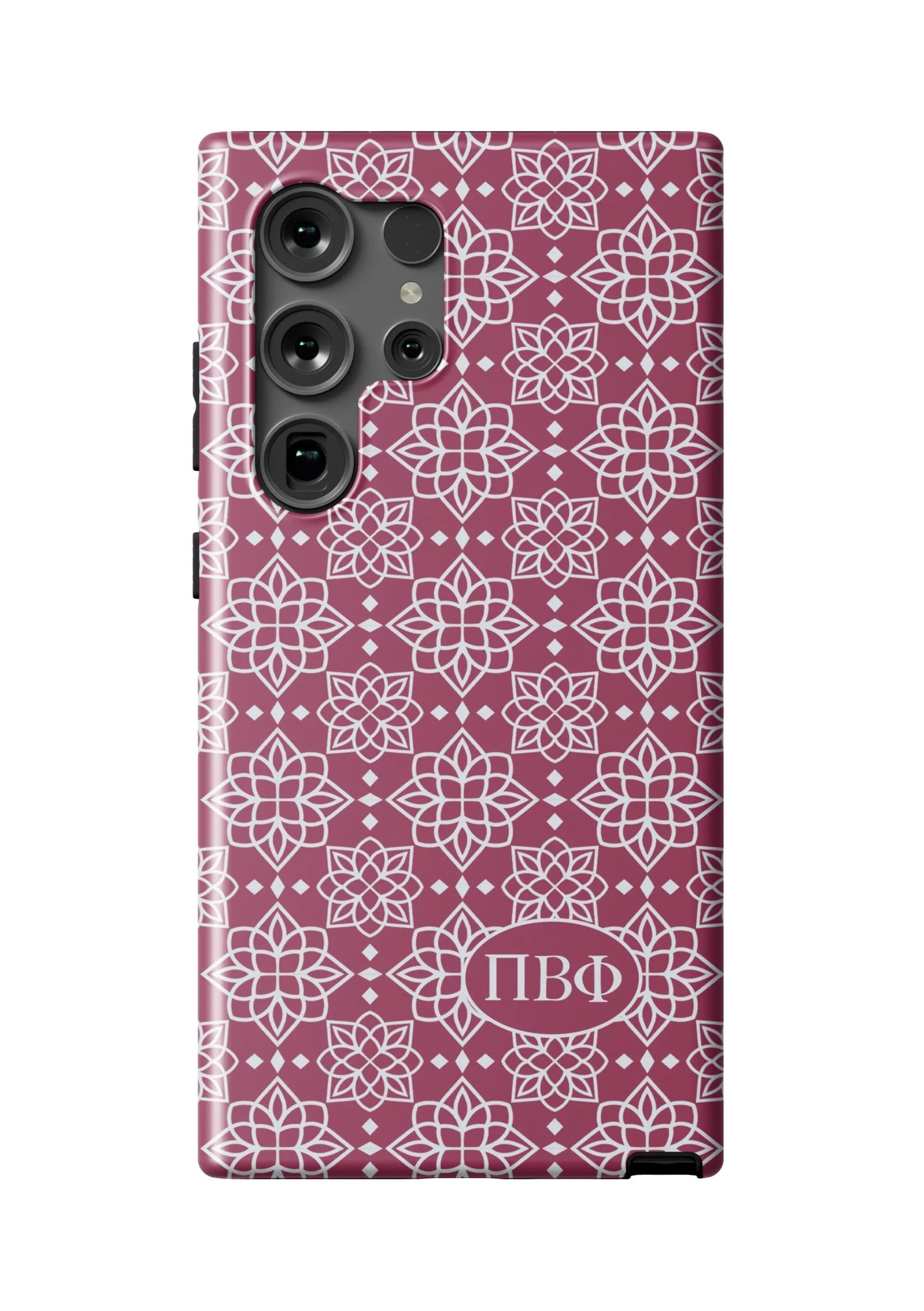 Pi Beta Phi Samsung Galaxy 24, 23 Mobile Phone Case - Ornate Matte Mobile Phone Cases