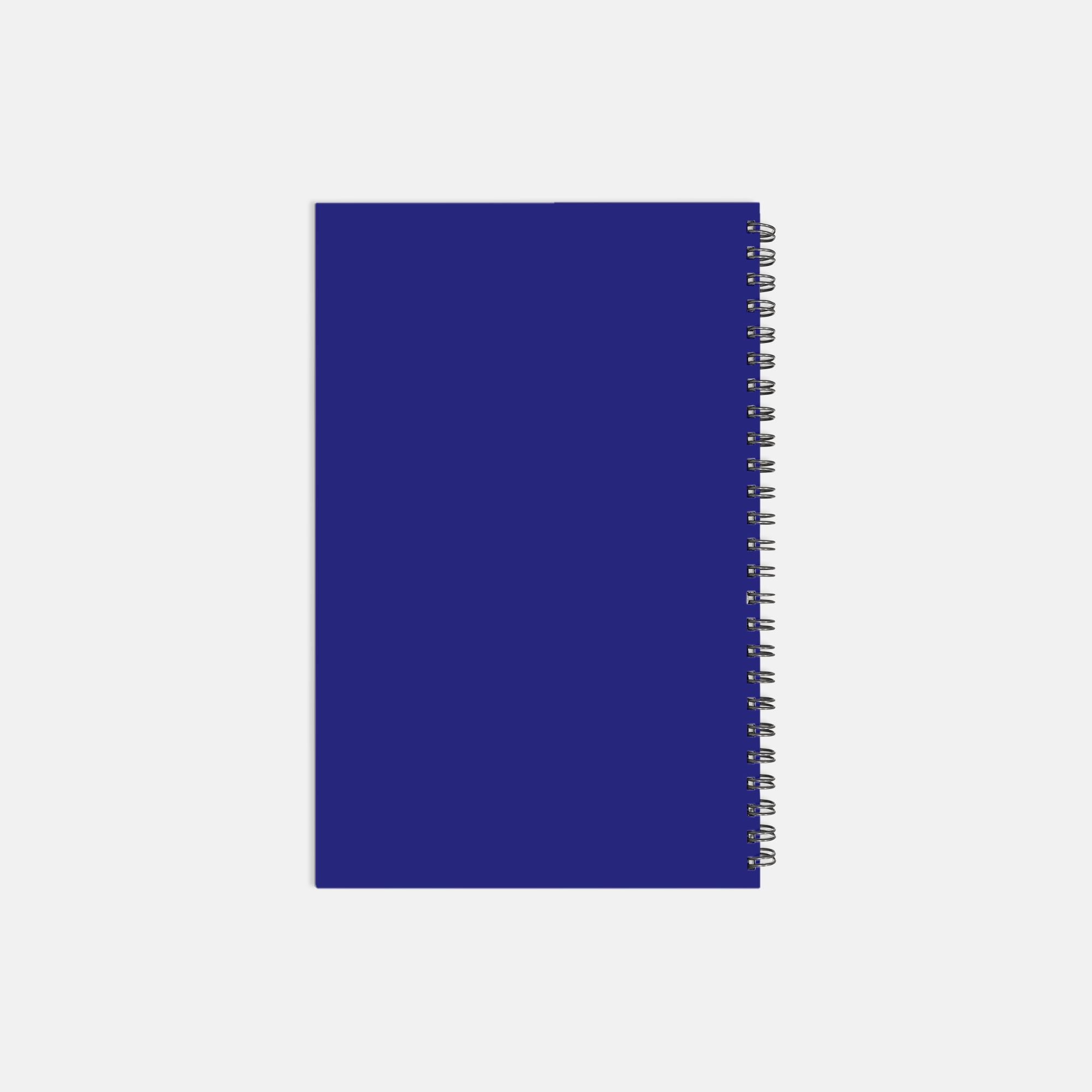 NCL Personalized Hardcover Spiral Notebook - Lotus Frame 5.5 x 8.5