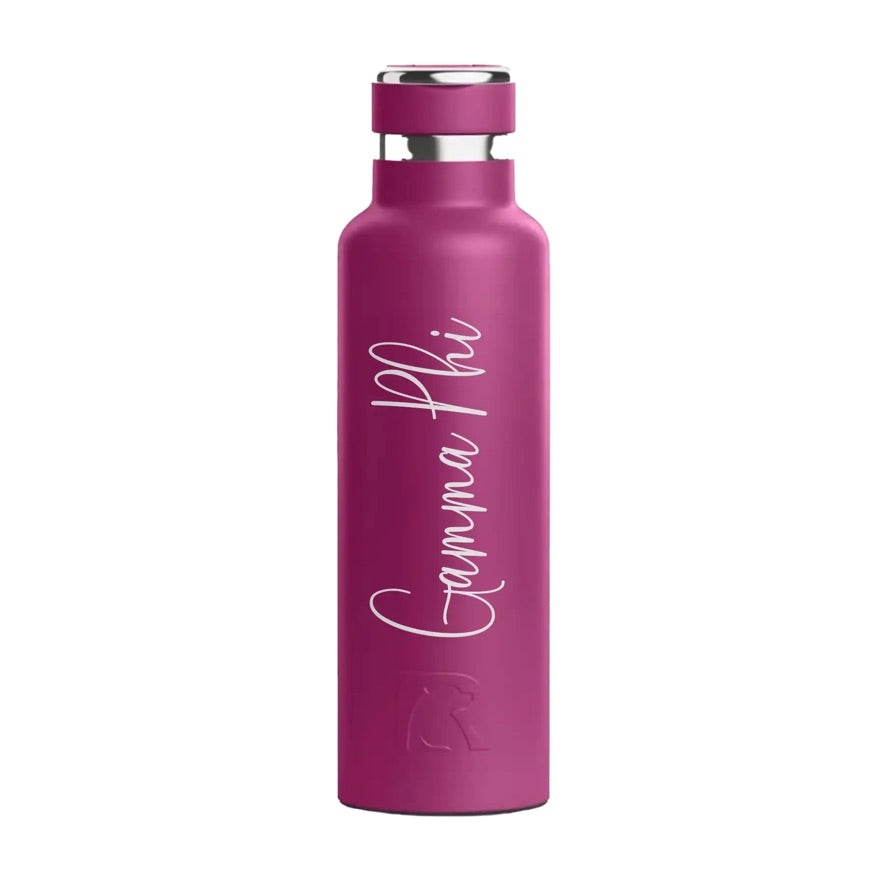 Gamma Phi Beta RTIC 20 oz Journey Ceramic Lined Water Bottle - Script