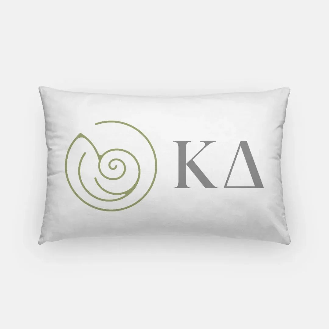 Kappa Delta Greek Letters Lumbar Pillow Cover Pillow Covers
