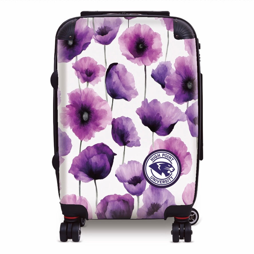 High Point University 20" Carry-On Suitcase Luggage - Petals | HPU