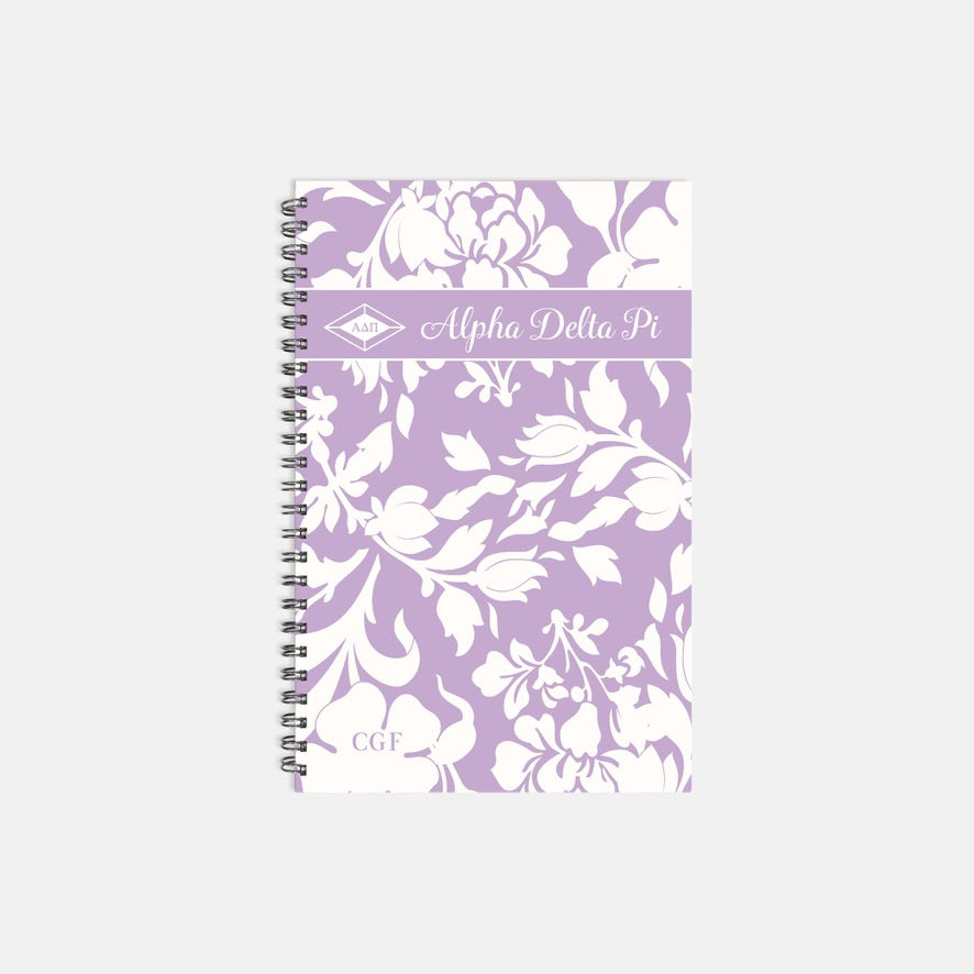 Alpha Delta Pi Personalized Hardcover Notebook Journal - Chinoiserie