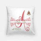 Alpha Chi Omega Monogram Throw Pillow - 18" | Gifts and Merchandise | Festive Fit Home