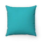 Turquoise Boho Square Throw Pillow, Festive Fit Home, Spring Home Decor, Spring Throw Pillow, Seasonal Home Decor, Pillow Case, Spring Pillow Cover