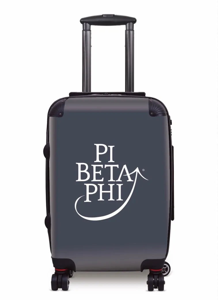 Pi Beta Phi Carry-on Suitcase Gray Suitcases