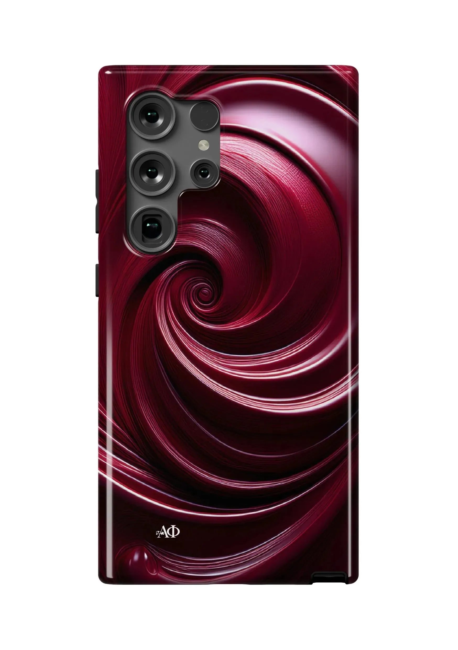 Alpha Phi Samsung Galaxy 24, 23 Mobile Phone Case - Swirl Gloss Mobile Phone Cases