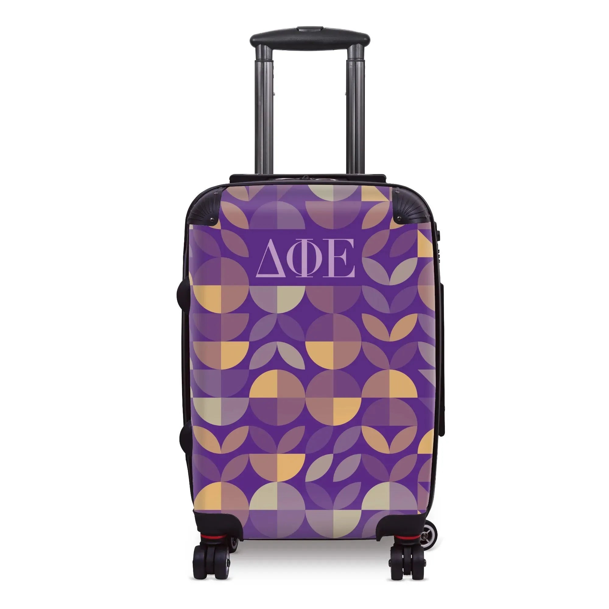 Delta Phi Epsilon 20" Carry-on Suitcase Luggage - Geo Petals Suitcases