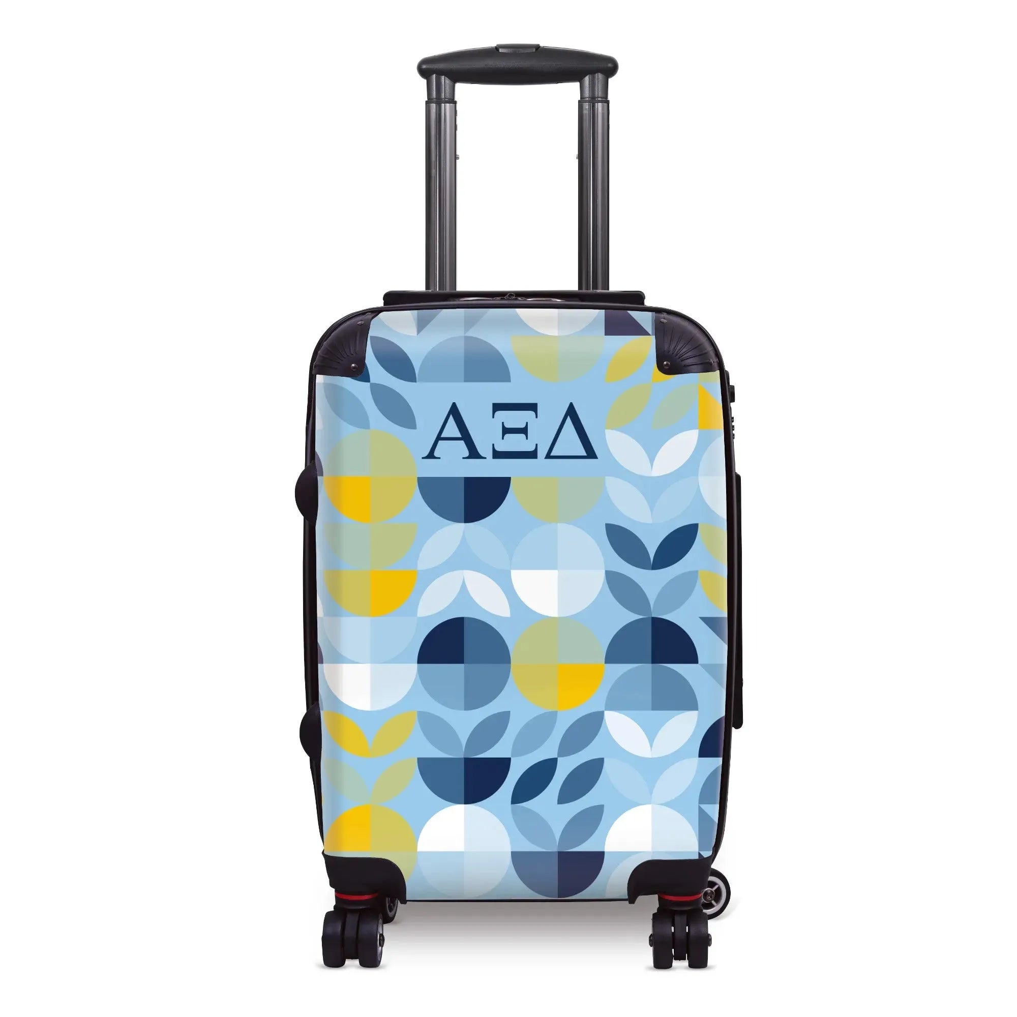 Alpha Xi Delta Carry-on Suitcase - Geo Petals Suitcases