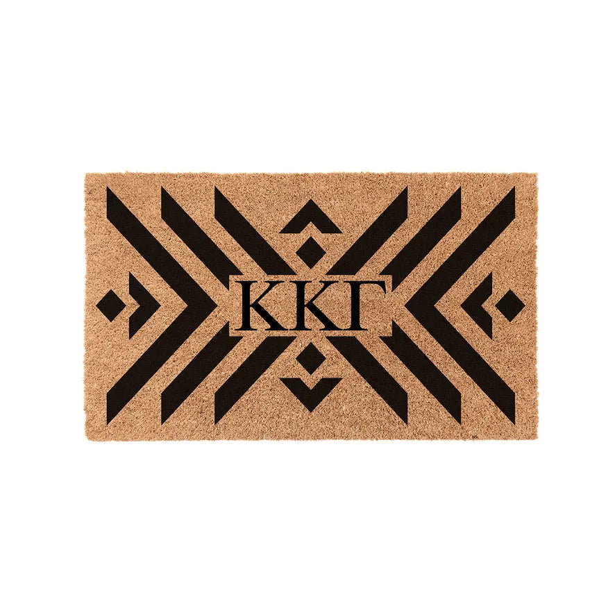 Kappa Kappa Gamma Coir Doormat - Boho Door Mats