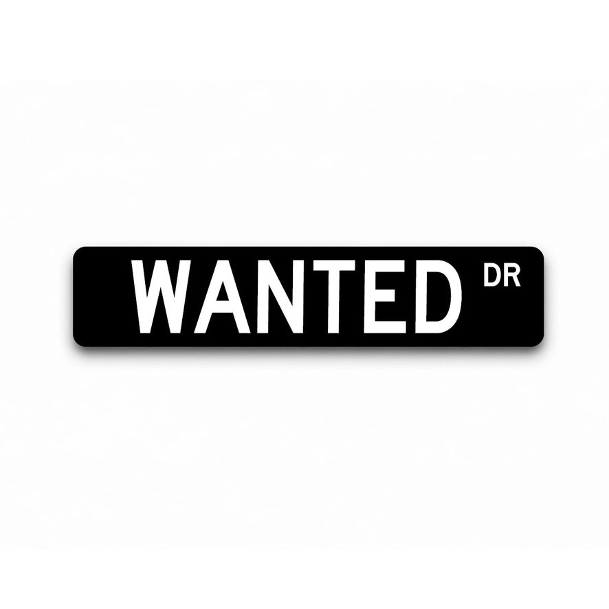 Kappa Sigma "WANTED" Metal Street Dorm Sign