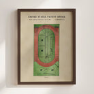 Running Track US Art Print | Sports-Themed Dorm Decor | Wall Art | Campus Greek Fit
