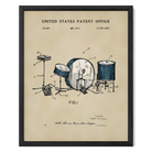 Drumset US Patent Art Print | Music Themed Dorm Decor | Wall Art