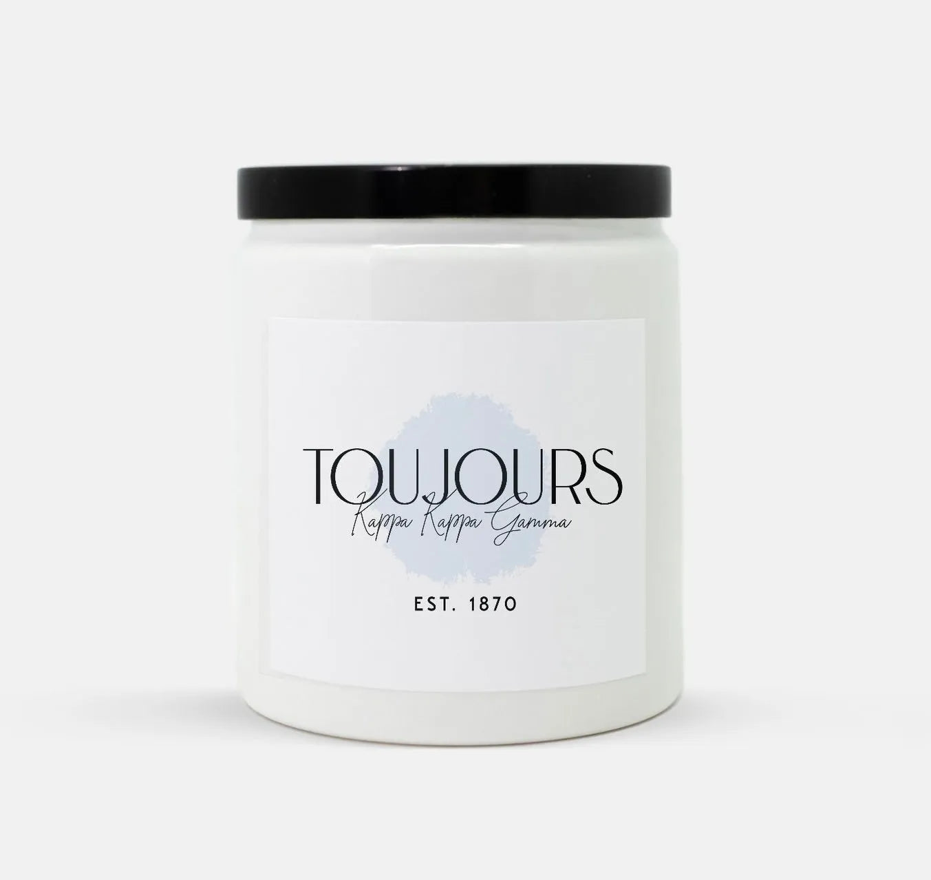 Forever "Toujours" Kappa Kappa Gamma Candle Ceramic 8oz | Custom Gifts | Official merchandise | Festive Fit Home