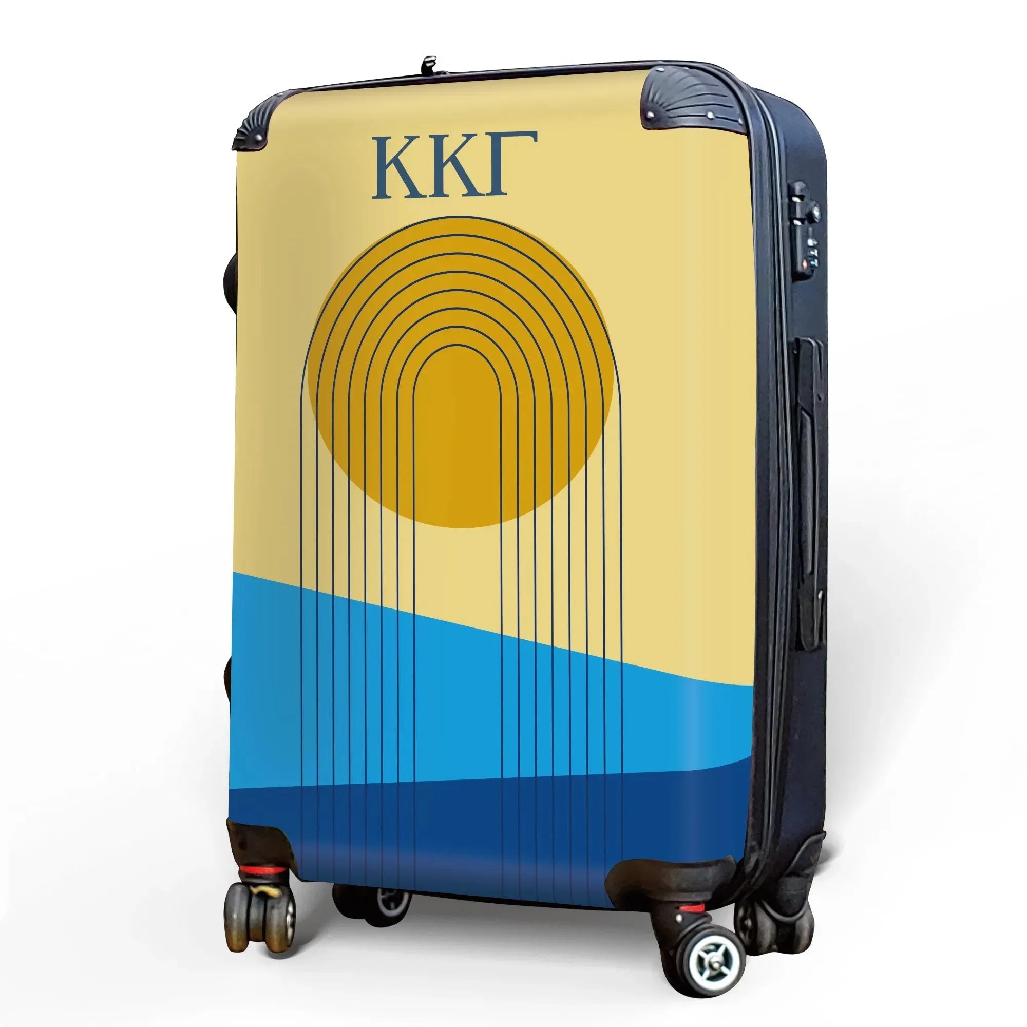 Kappa Kappa Gamma Carry-on Suitcase - Abstract Sun Suitcases